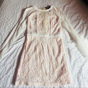 Missguided White Lace Dress